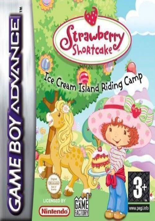 Capa de Strawberry Shortcake Ice Cream Island Riding Camp