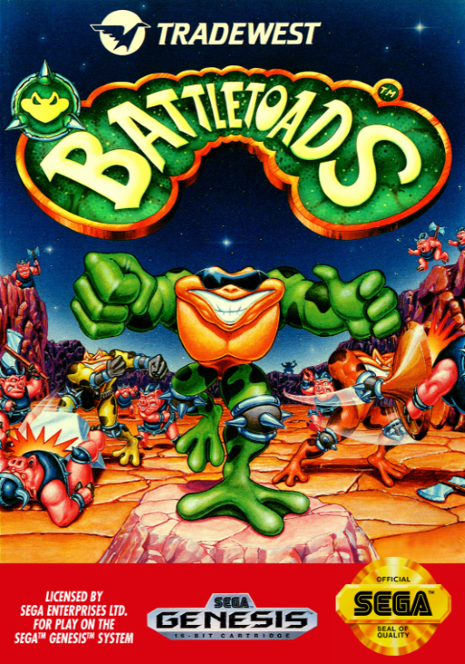 Capa de Battletoads