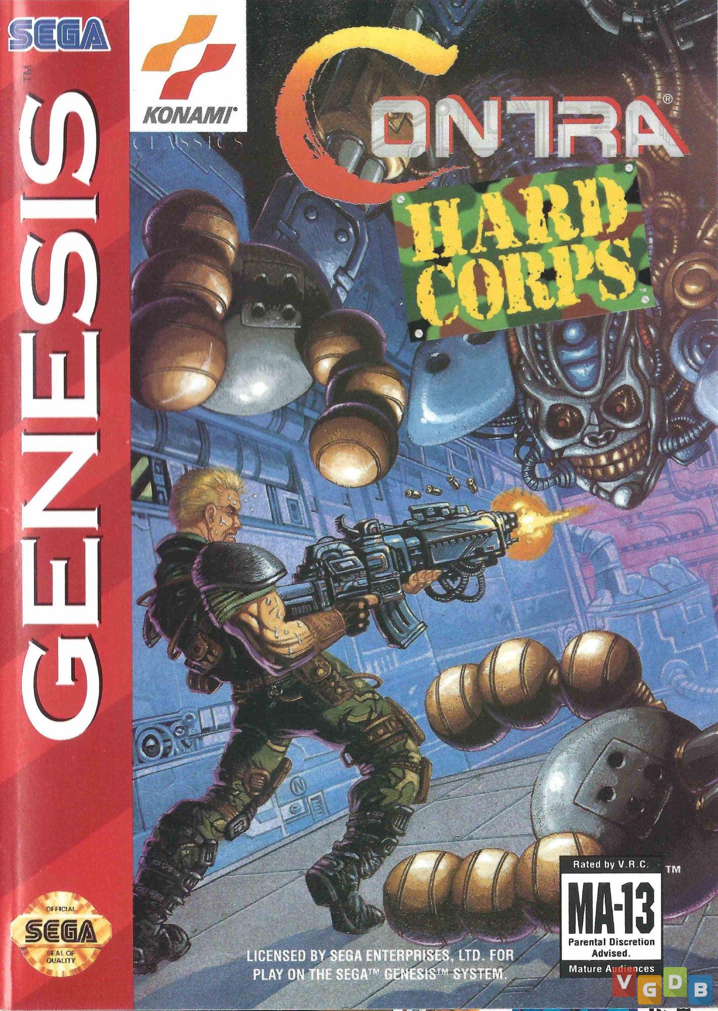 Capa de Contra: Hard Corps