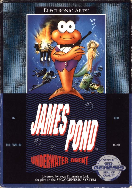Capa de James Pond 2: The Quest For The Golden Ankh