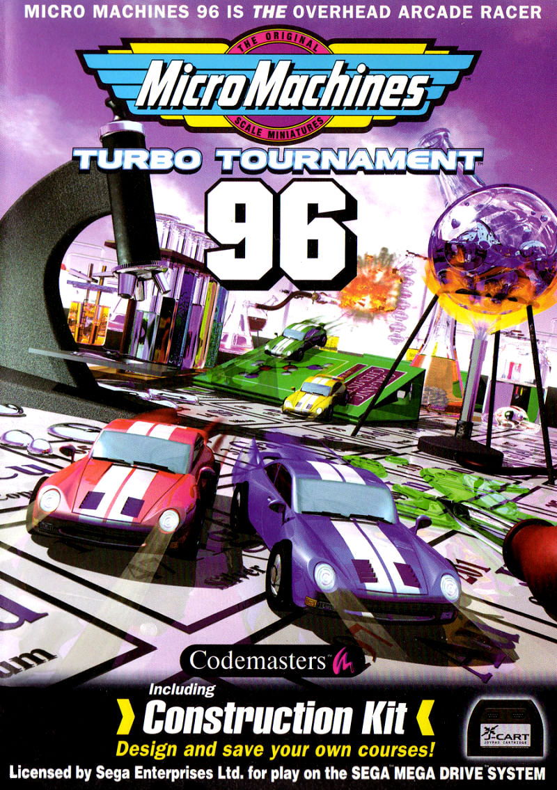 Capa de Micro Machines Turbo Tournament 96