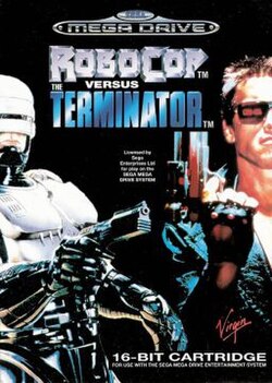 Capa de Robocop Versus The Terminator