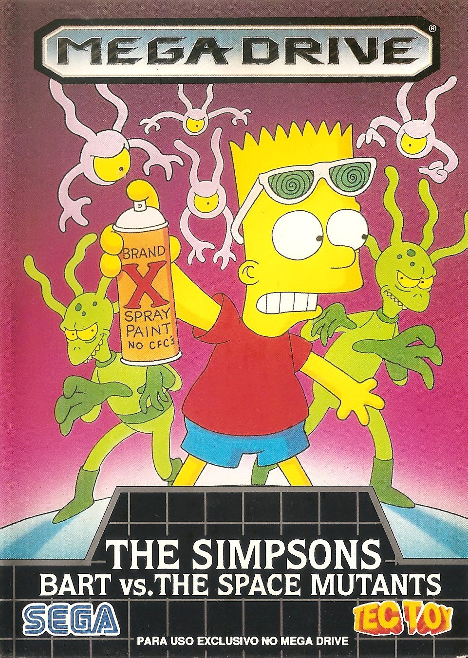Capa de Simpsons, The Bart Vs. The Space Mutants