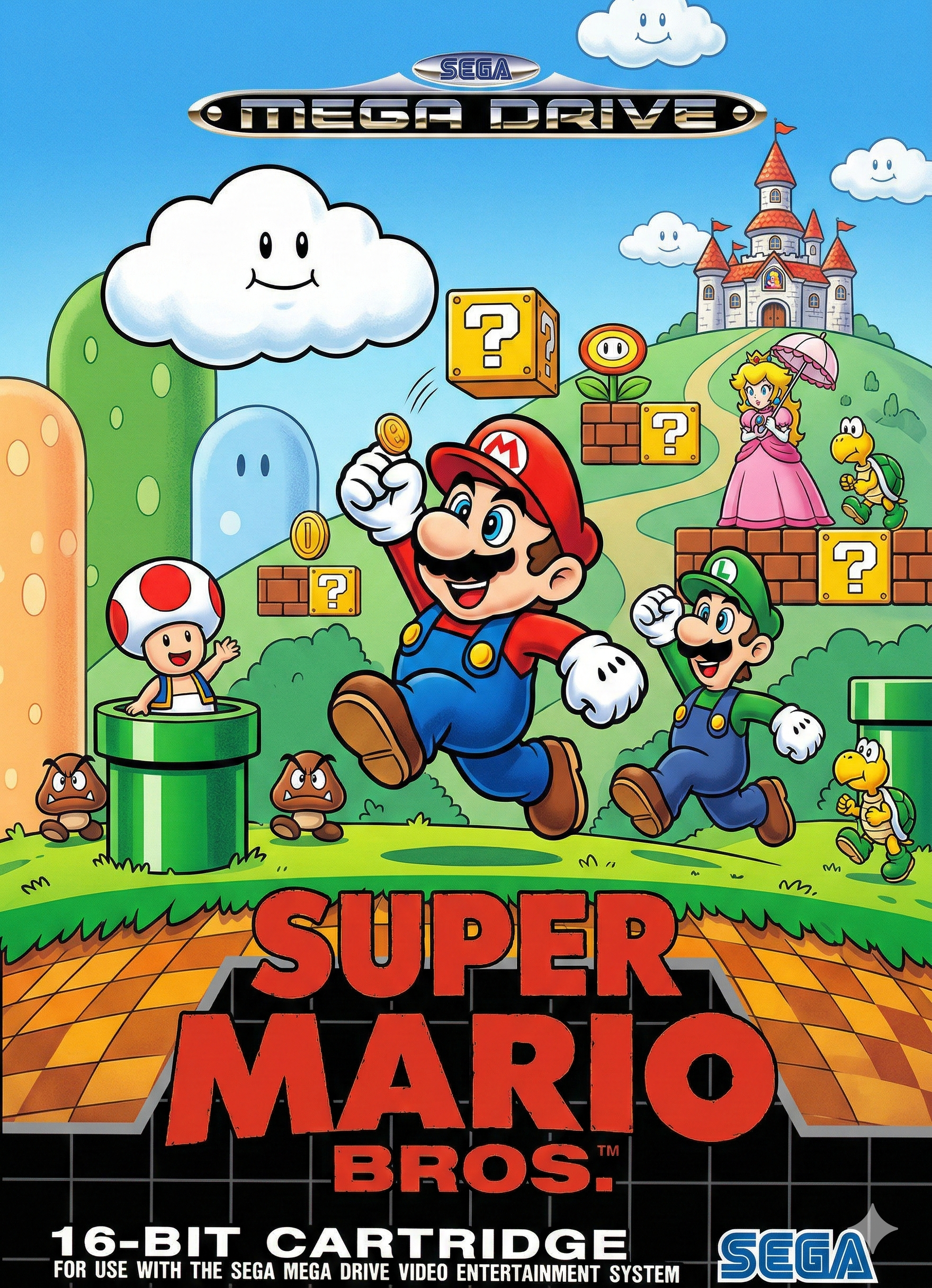 Capa de Super Mario Bros.