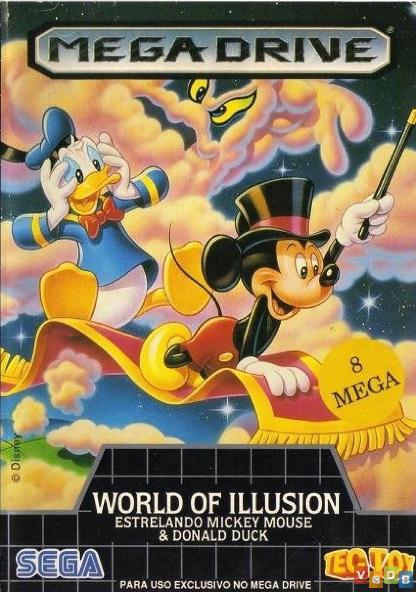 Capa de World Of Illusion 2 Starring Mickey Mouse And Donald Duck