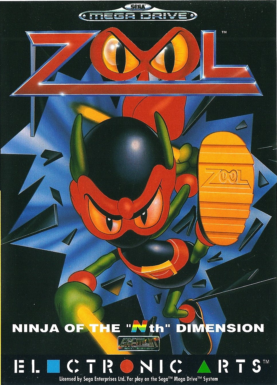 Capa de Zool: Ninja Of The 'Nth' Dimension