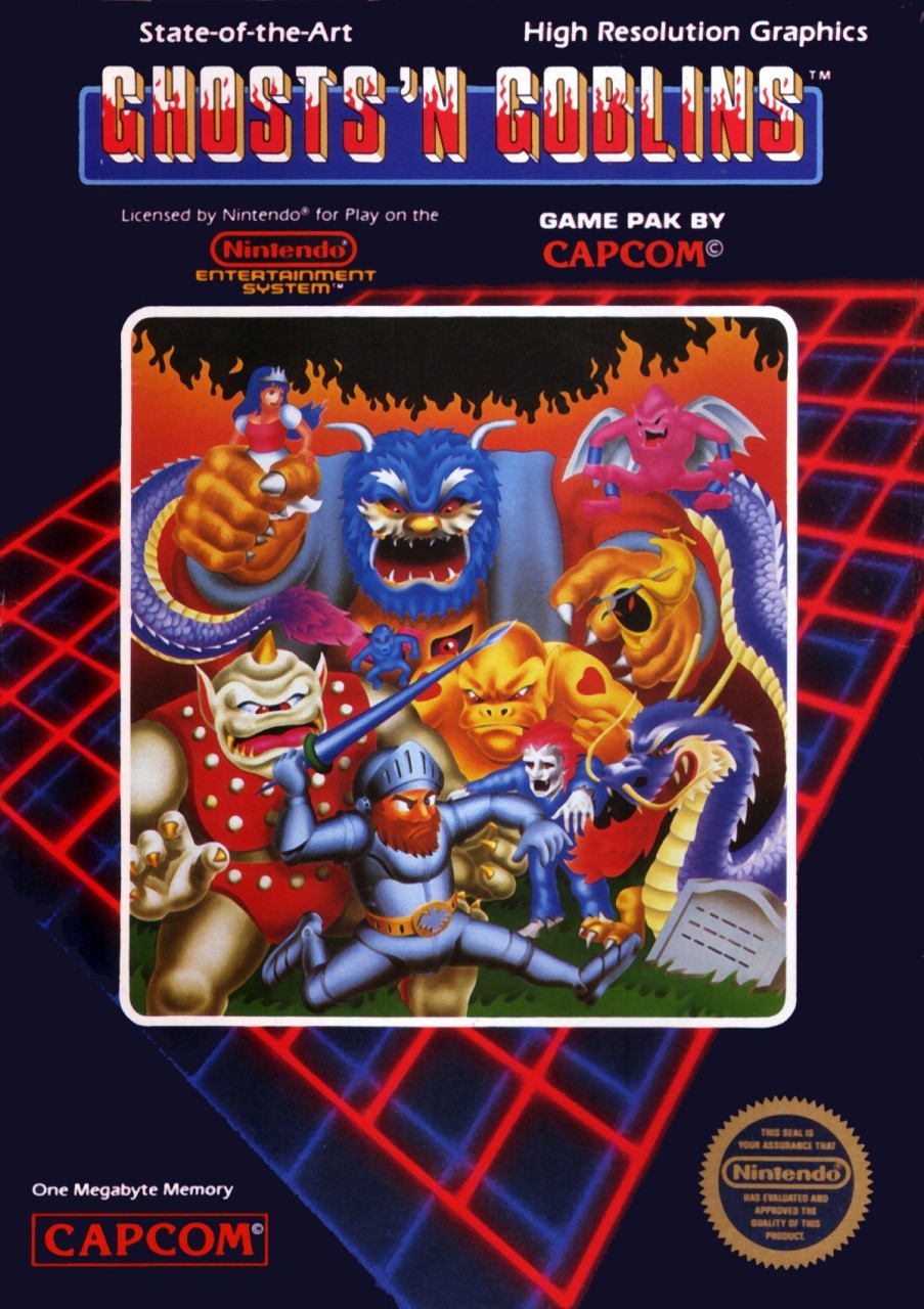 Capa de Ghosts 'N Goblins
