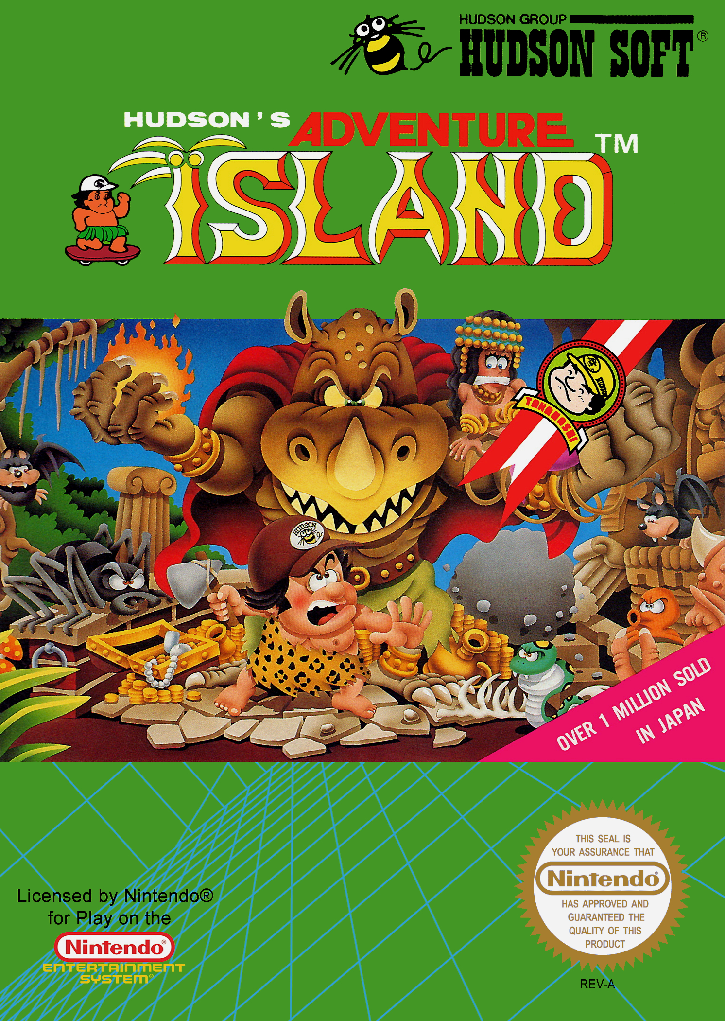 Capa de Hudson'S Adventure Island