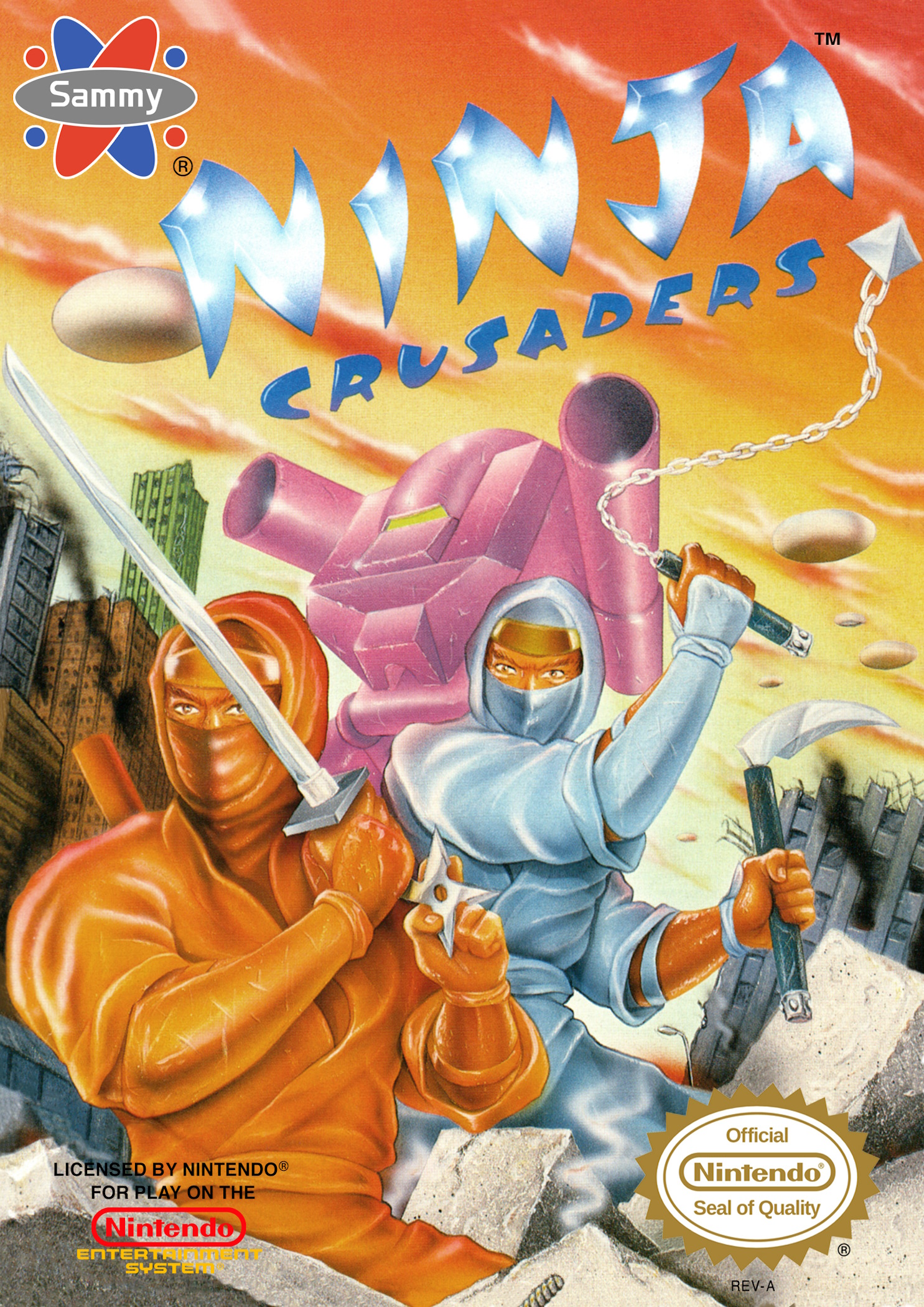 Capa de Ninja Crusaders