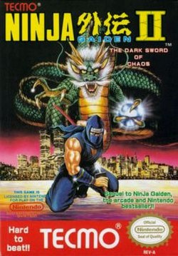 Capa de Ninja Gaiden 2: The Dark Sword Of Chaos