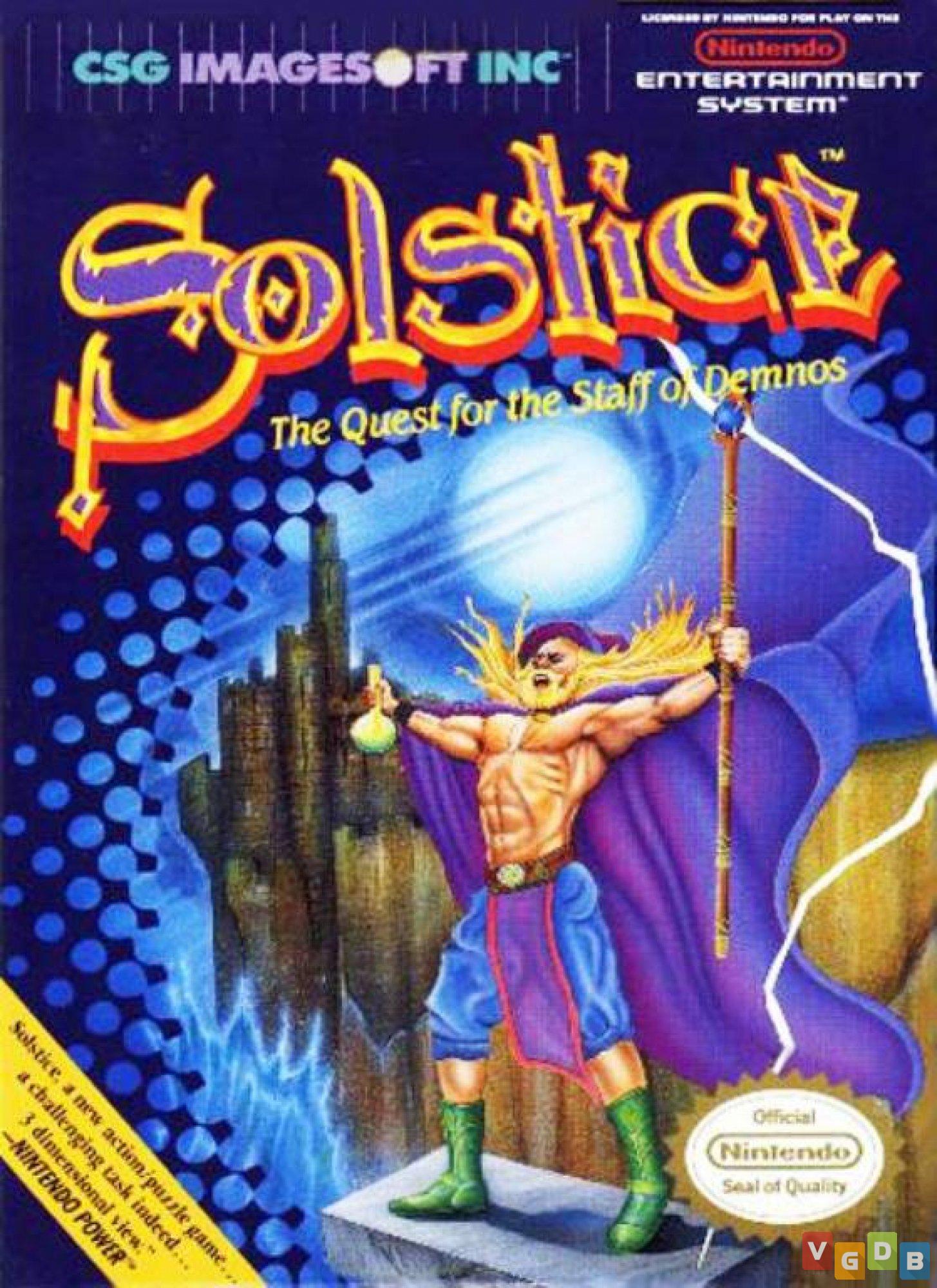 Capa de Solstice: The Quest For The Staff Of Demnos