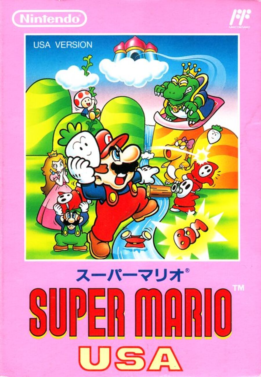 Capa de Super Mario Bros. Usa