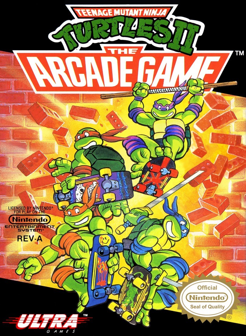 Capa de Teenage Mutant Ninja Turtles 2 The Arcade Game