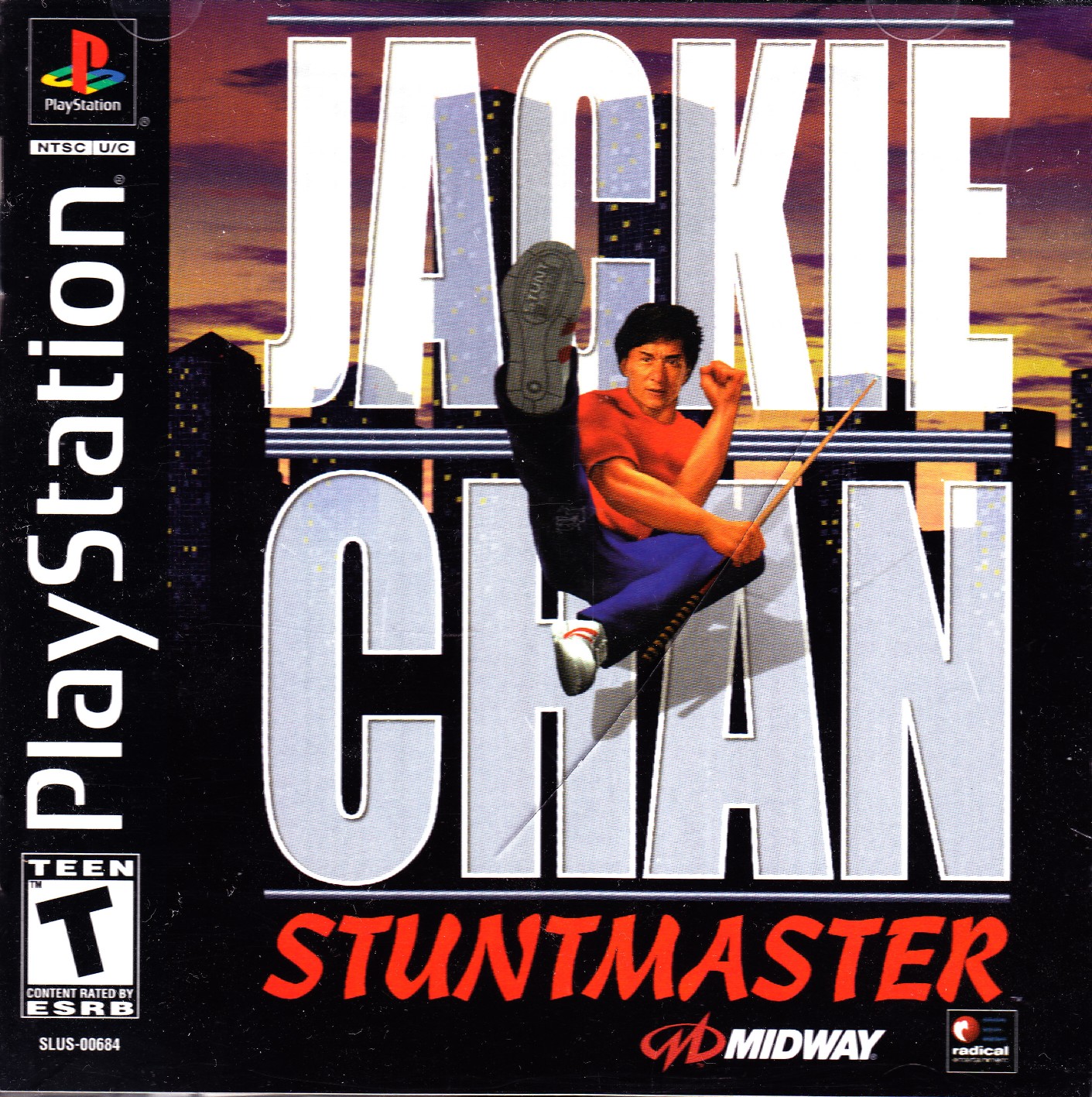 Capa de Jackie Chan Stuntmaster