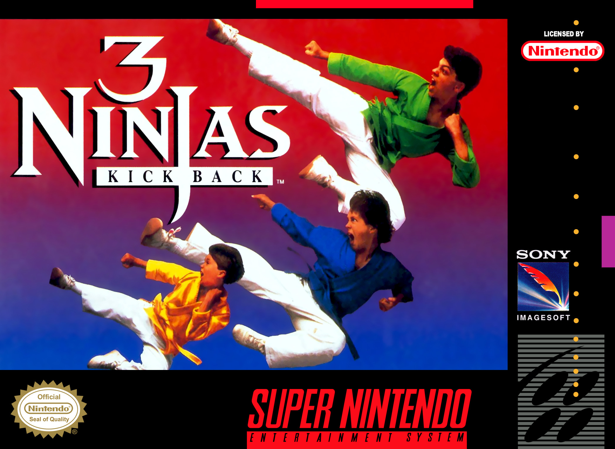 Capa de 3 Ninjas Kick Back