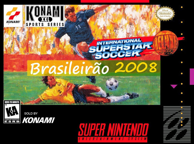 Capa de International Super Star Soccer Deluxe Futebol Brasileiro 2008