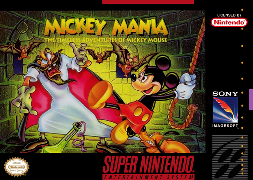 Capa de Mickey Mania: The Timeless Adventures Of Mickey Mouse