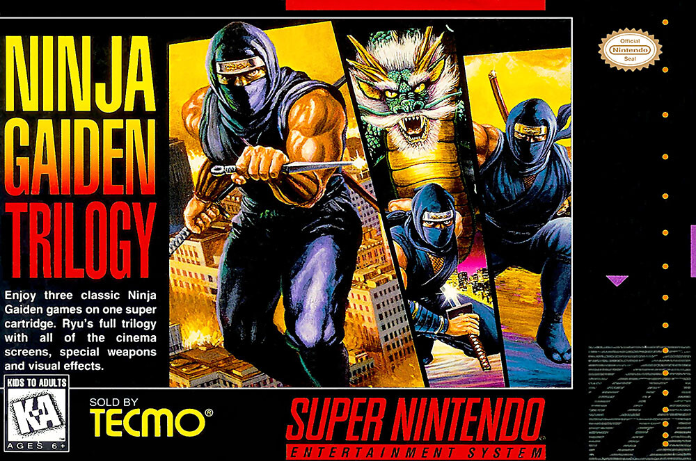 Capa de Ninja Gaiden Trilogy