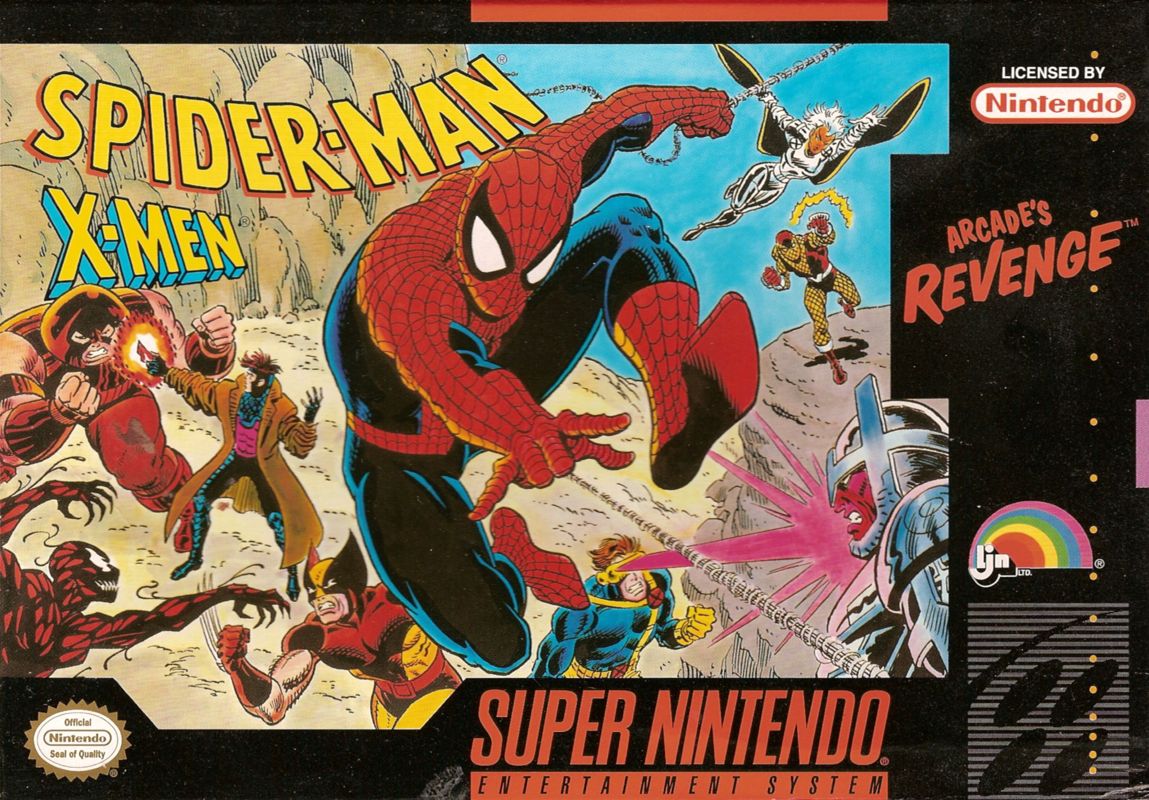 Capa de Spider Man And The X Men