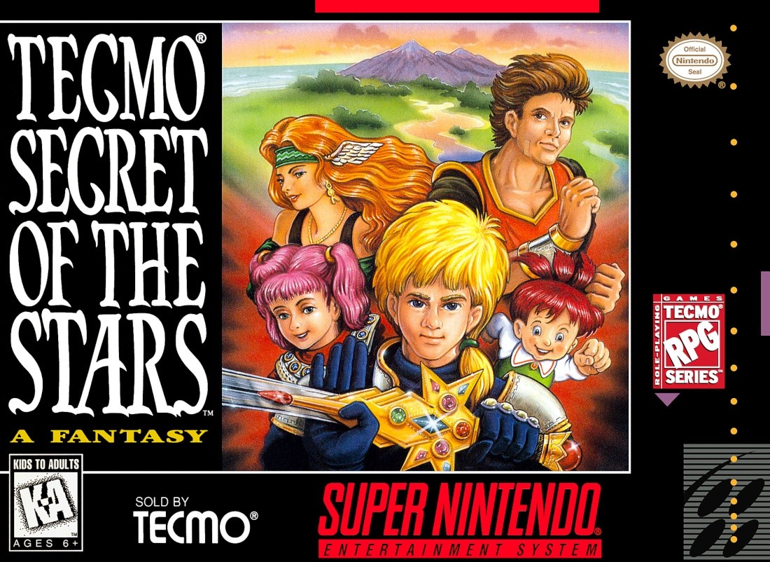 Capa de Tecmo Secret Of The Stars