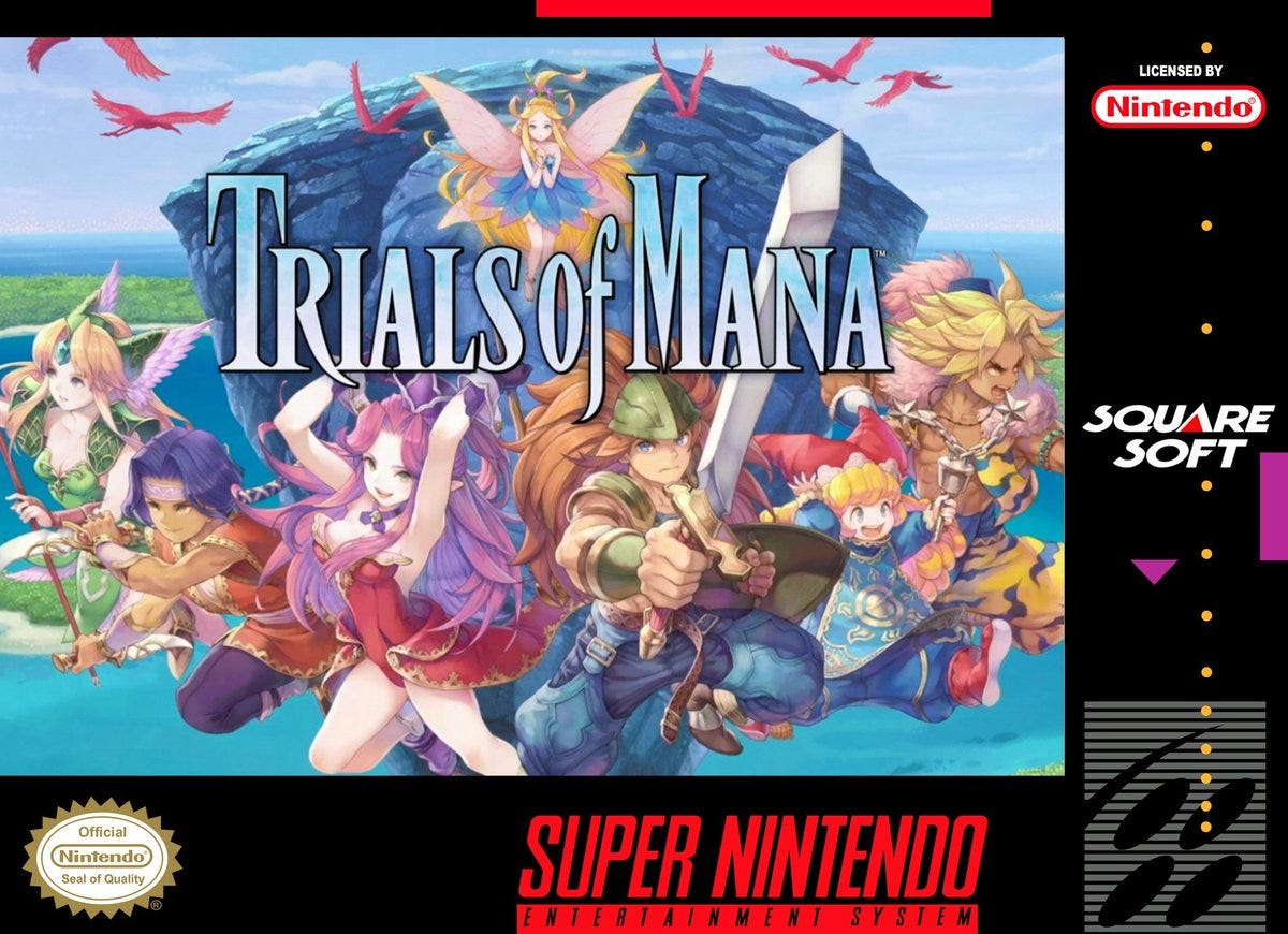 Capa de Trials Of Mana