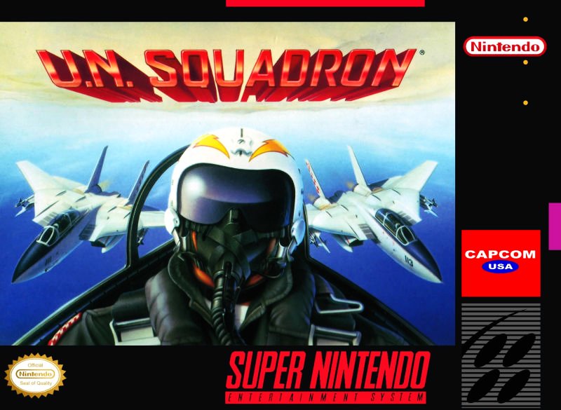 Capa de U.N. Squadron
